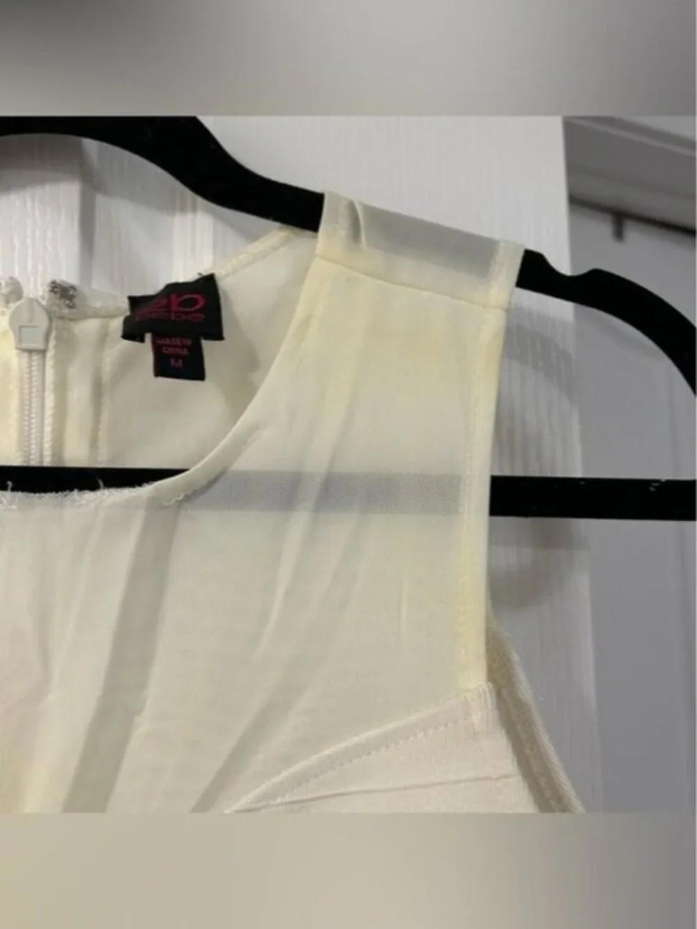Y2k Bebe Women's Bandage Mini Dress White size M Fairy Whimsigoth Party Club - Picture 10 of 16